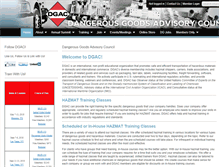 Tablet Screenshot of dgac.org
